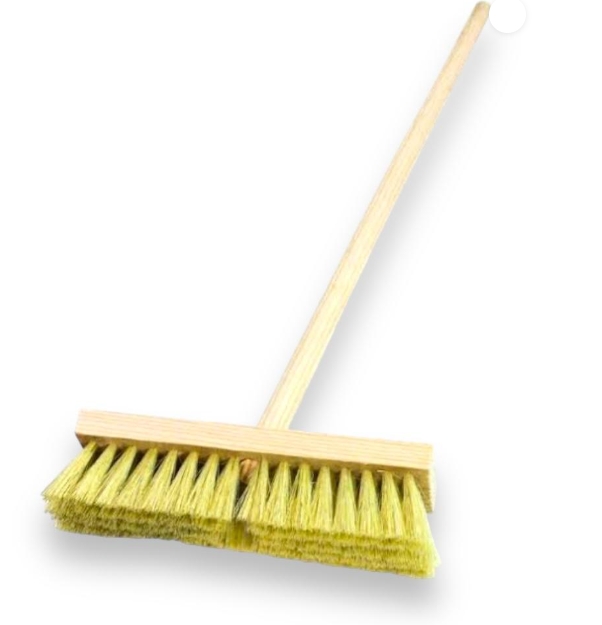 CEPILLO IXTLE 12" MEDIANO CON BASTON