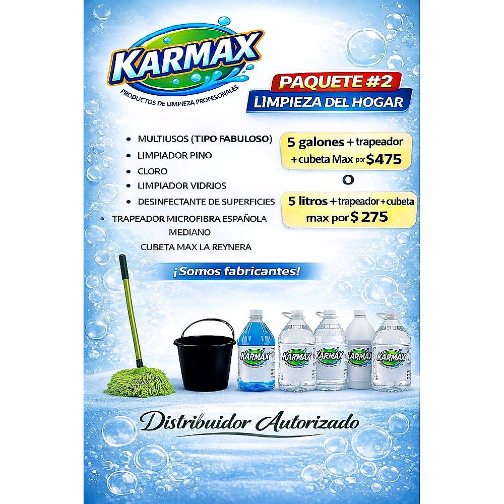 PAQUETE 2 LIMPIEZA DEL HOGAR